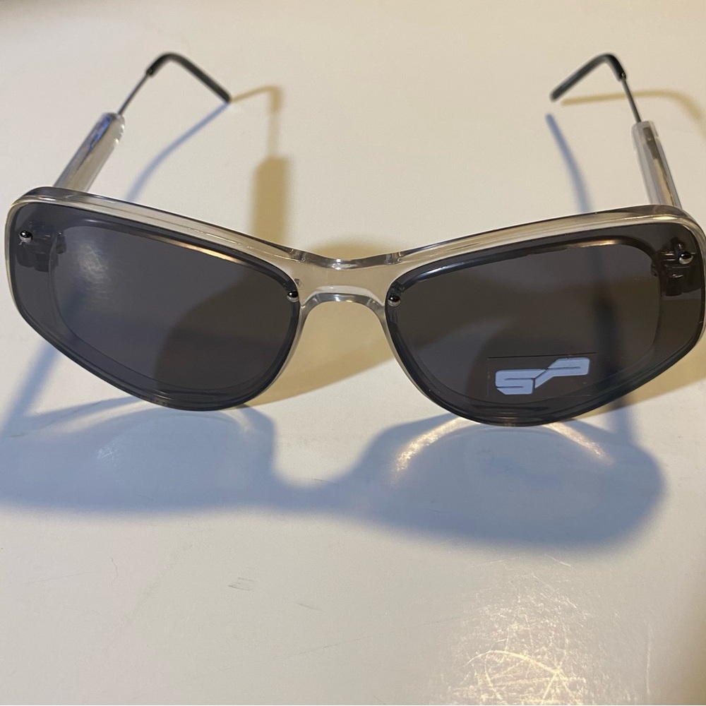 Spitfire sunglasses Ultra 2 Cat 3 smoke lenses clear frame NWOT